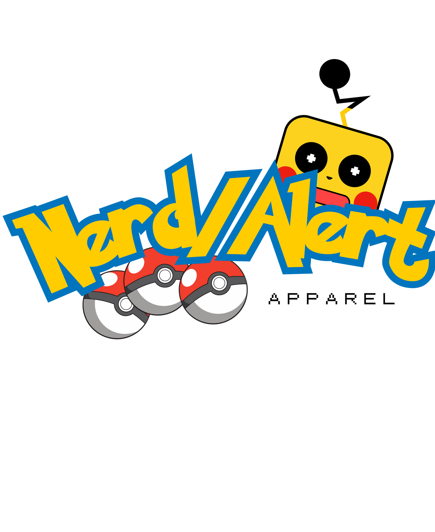 Pokemon Ned the Nerdbot Tee