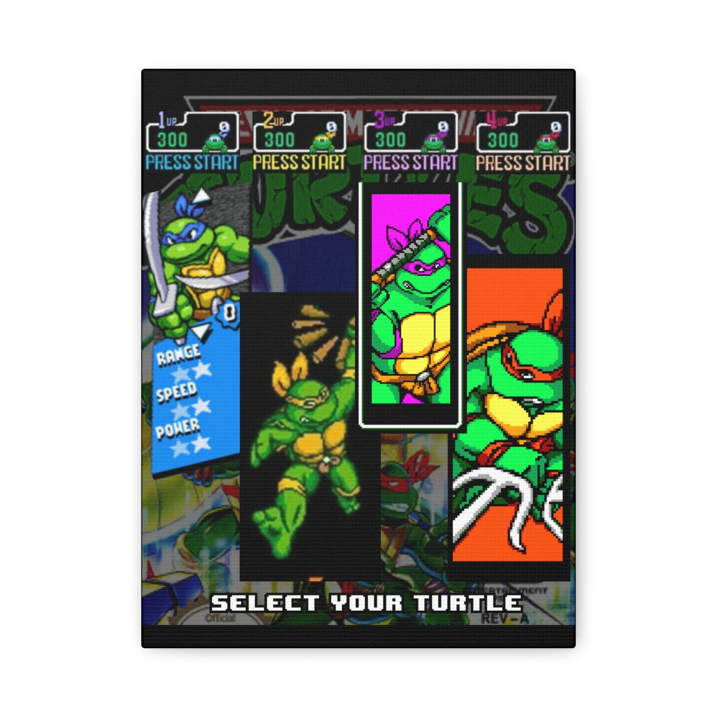 TMNT Video Game History Print