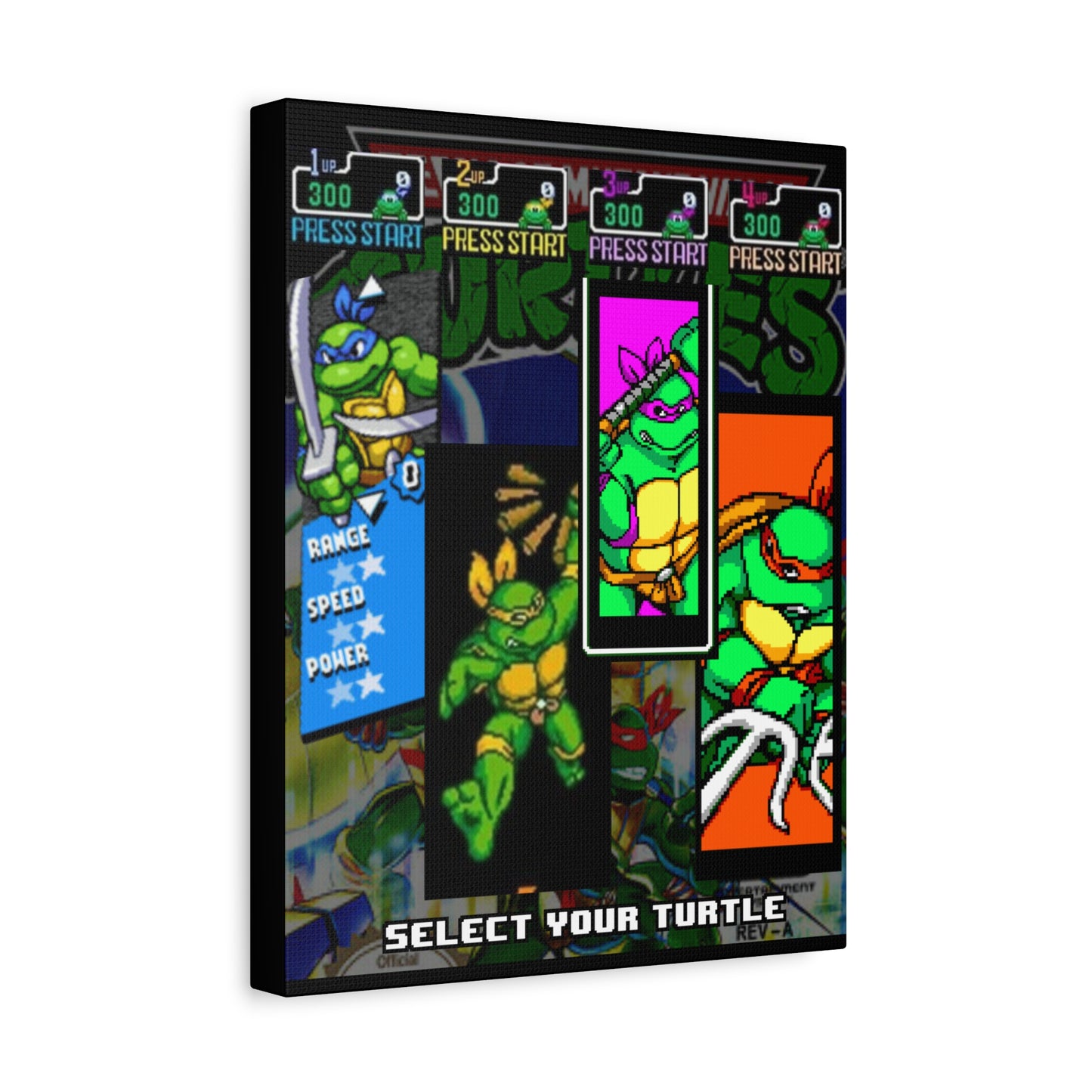 TMNT Video Game History Print