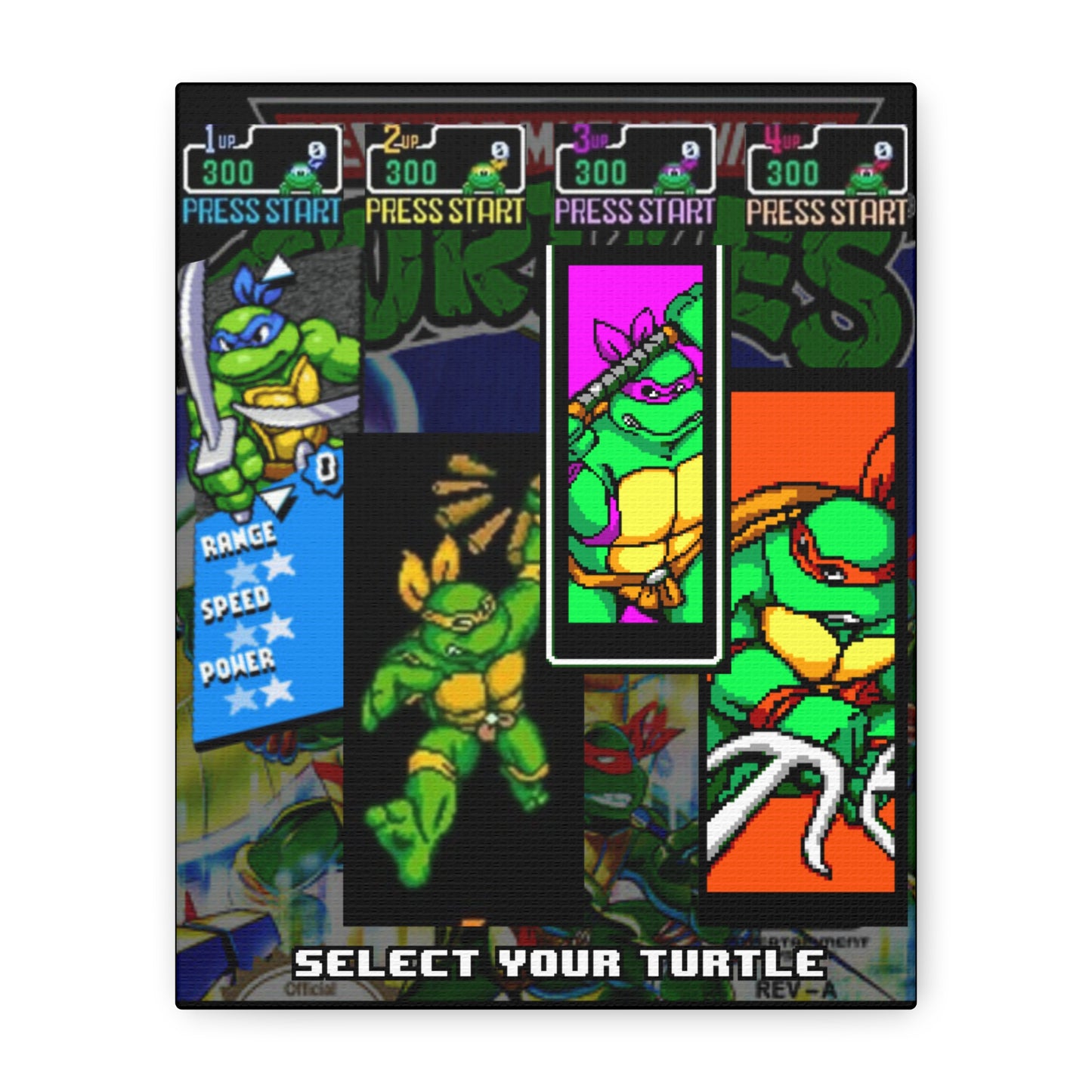 TMNT Video Game History Print