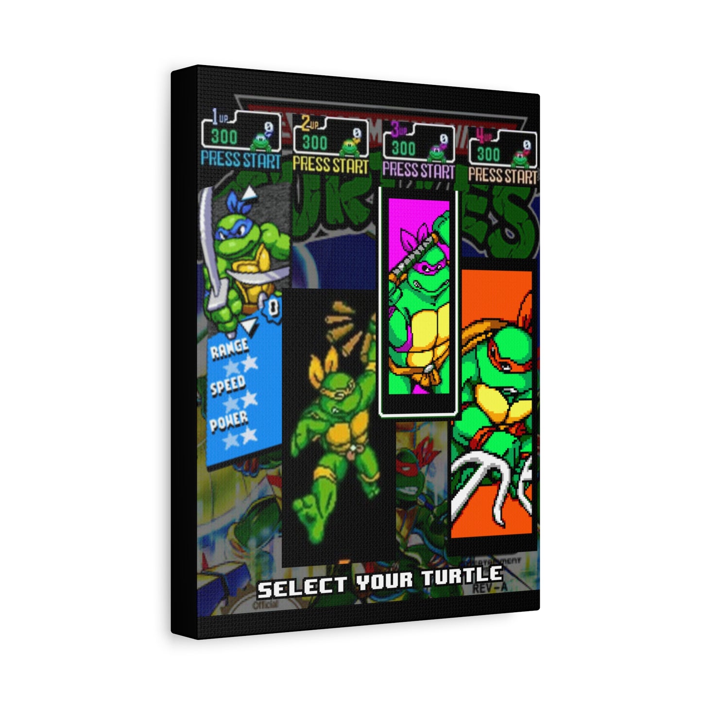 TMNT Video Game History Print