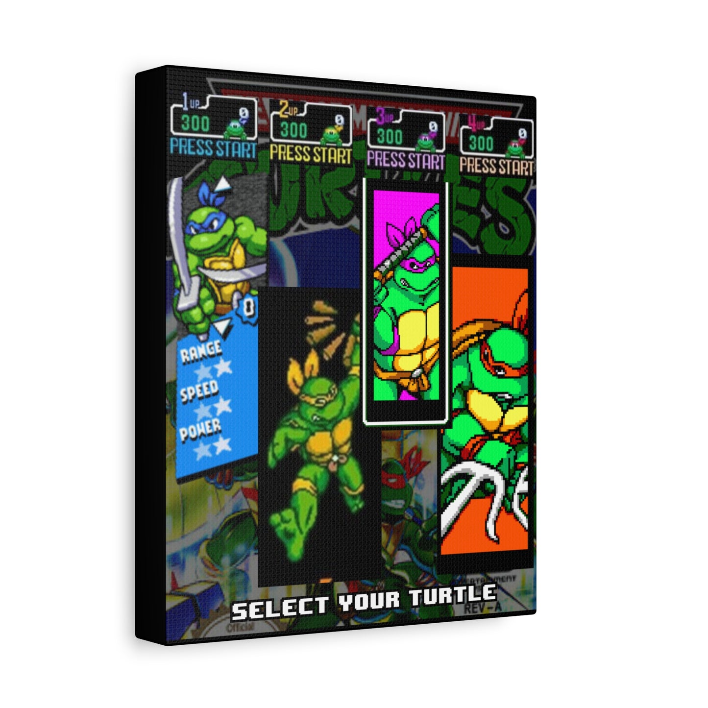 TMNT Video Game History Print